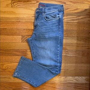 Lucky Brand Sweet Mid Rise Crop Light Blue Jeans Sz 12/31